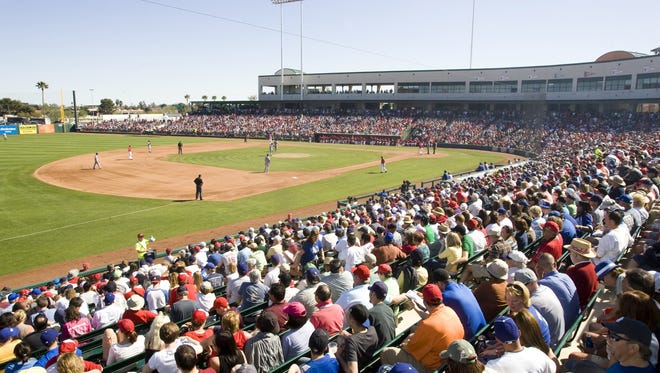 Estadio Tempe Diablo | JUEGAN: Angelinos | CAPACIDAD: 9,600 aficionados | DIRECCIÓN: 2200 W. Alameda Dr., Tempe, Arizona.