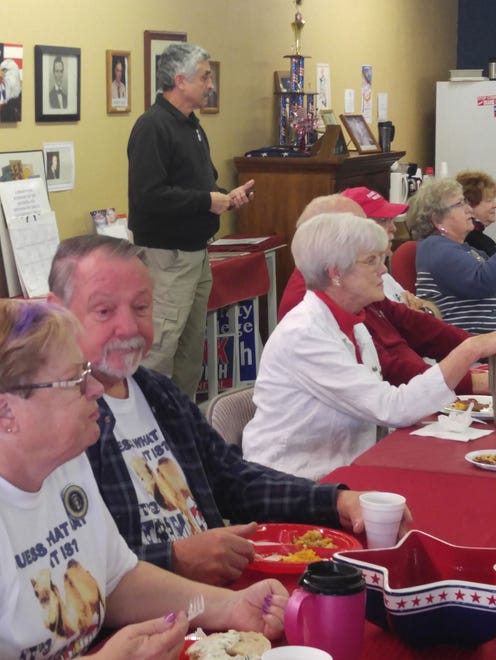 More than 50 people gathered at the state Republican Party’s west office in Sun City to watch the inauguration festivities on Jan. 20, 2017. They assembled early, dining on potluck fare and chatting excitedly about what the next four years will hold.