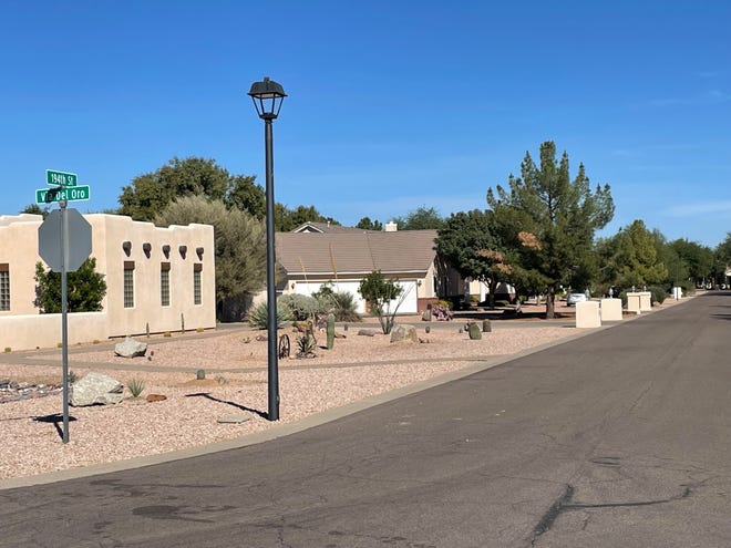 Queen Creek police were investigating the death of a boy found in the roadway in the Queen Creek Ranchettes subdivision shortly before 10 p.m. on Oct. 28, 2023. The photo of the subdivision was taken Nov. 1, 2023.