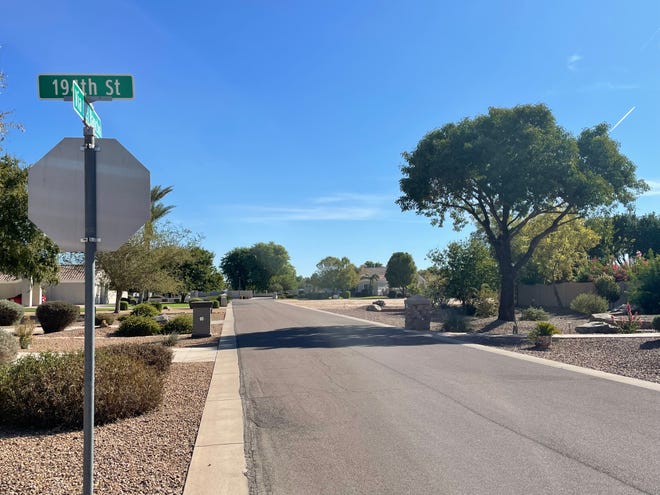 Queen Creek police were investigating the death of a boy found in the roadway in the Queen Creek Ranchettes subdivision shortly before 10 p.m. on Oct. 28, 2023. The photo of the subdivision was taken Nov. 1, 2023.