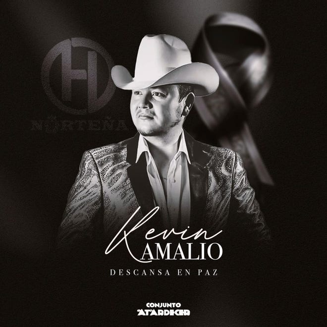 El grupo H Norteña anunció la muerte de su vocalista, Kevin Amalio Hernández.