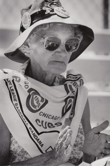 Mary Craft had been a Cubs fan for 60 years by the time she went to a spring training game on March 25, 1989.