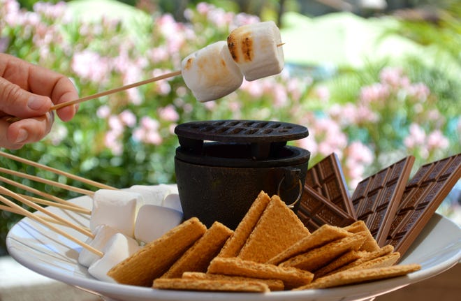 You can enjoy s'mores at the Hilton Phoenix Resort at the Peak.