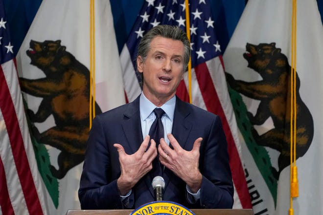 Gavin Newsom, gobernador de California.