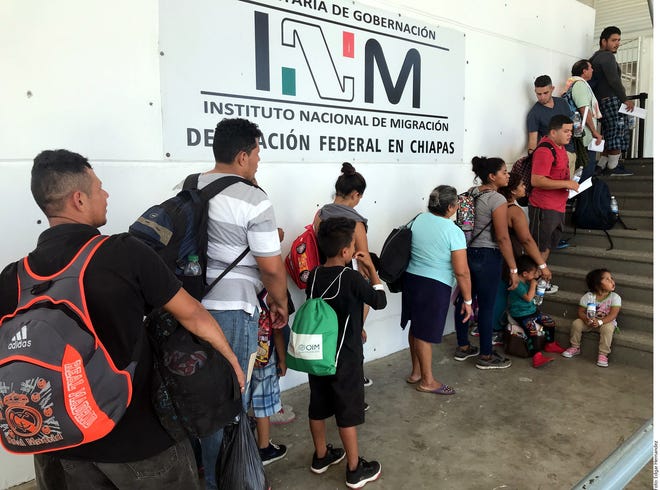 El INM detalló que se han registrado en la frontera sur a 969 adultos y 145 menores de edad del nuevo éxodo centroamericano.