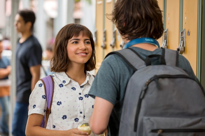 Explorer Dora (Isabela Moner) adjusts to school life in "Dora and the Lost City of Gold."