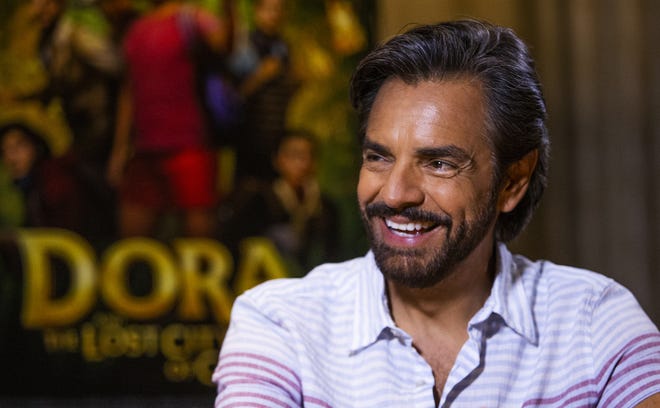Eugenio Derbez promotes "Dora and the Lost City of Gold" at the Phoenician Resort on Aug. 6, 2019.