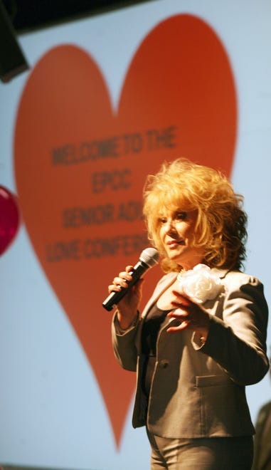 Vikki Carr speaks during a conference in El Paso on March 28, 2011.