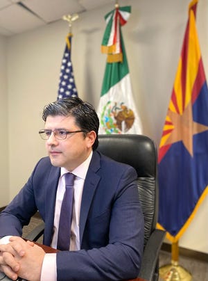 Jorge Mendoza Yescas, Cónsul General de México en Phoenix.