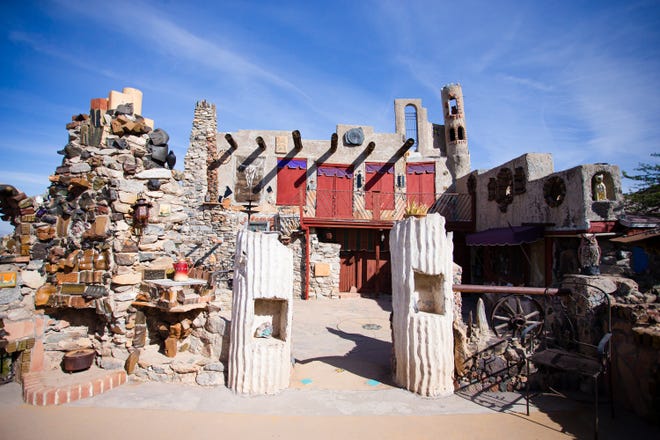 The Mystery Castle, at South Mountain Park was built by Boyce Luther Gulley using recycled materials in Phoenix, seen on Nov. 19, 2021.