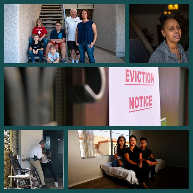Metro Phoenix eviction filings dipped slightly in October, after climbing to a 13-year high in September.