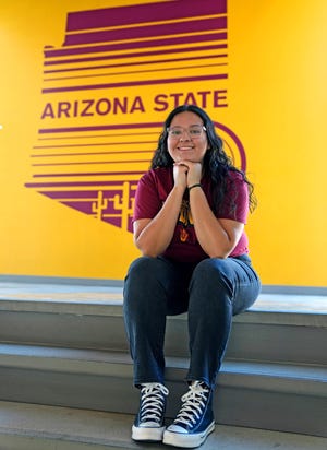 Deyanira Galaviz, 19, of Mesa, is among the growing numbers of Latino students enrolled at Arizona State University.