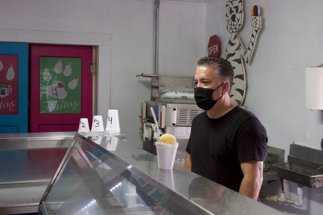 In its more than three decades of operation, Finitos has grown into a cornerstone of Nogales, Arizona. Milo and Maria Rendon, the owners of the establishment, are pictured in their business on Saturday, July 16, 2022.