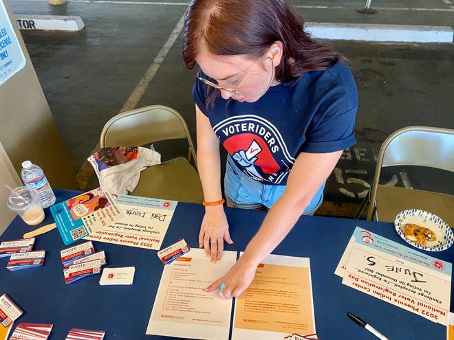 Danielle Duarte, VoteRiders Arizona Voter ID Coalition Coordinator, explains how her group can help people get the proper identification cards needed to vote.